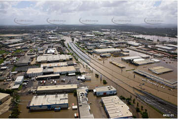 Aerial Photo Brisbane Flood QLD Aerial Photography