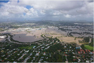 Aerial Photo Brisbane Flood QLD Aerial Photography