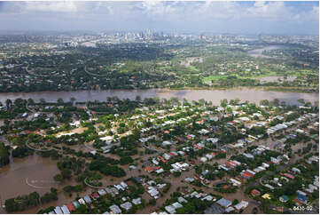 Aerial Photo Brisbane Flood QLD Aerial Photography