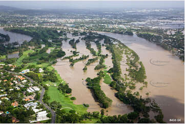Aerial Photo Brisbane Flood QLD Aerial Photography
