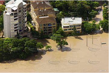 Aerial Photo Brisbane Flood QLD Aerial Photography