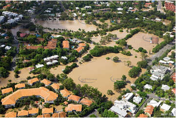 Aerial Photo Brisbane Flood QLD Aerial Photography