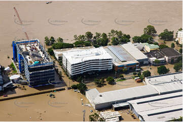 Aerial Photo Brisbane Flood QLD Aerial Photography