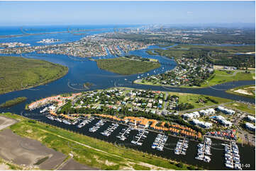 Aerial Photo Hope Island QLD Aerial Photography