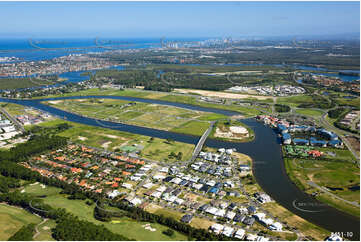 Aerial Photo Hope Island QLD Aerial Photography