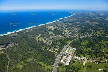 Aerial Photo Ocean Shores NSW Aerial Photography