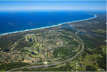 Aerial Photo Ocean Shores NSW Aerial Photography