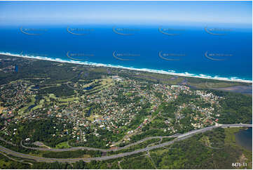 Aerial Photo Ocean Shores NSW Aerial Photography