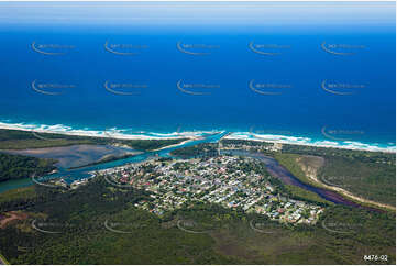 Aerial Photo Brunswick Heads NSW Aerial Photography