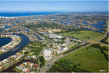 Aerial Photo Carrara QLD Aerial Photography