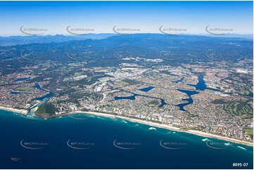 Aerial Photo Burleigh Heads QLD Aerial Photography