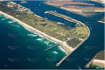 Wave Break Island Gold Coast Broadwater QLD Aerial Photography