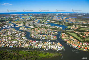 Aerial Photo Hope Island QLD Aerial Photography