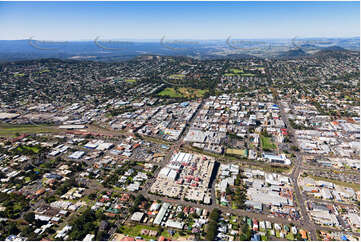 Aerial Photo Newtown QLD Aerial Photography