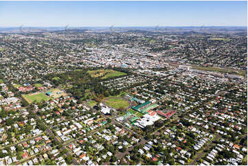 Aerial Photo East Toowoomba QLD Aerial Photography