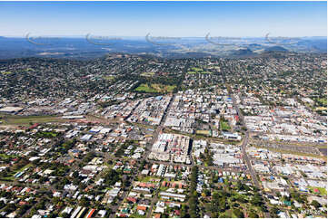 Aerial Photo Newtown QLD Aerial Photography