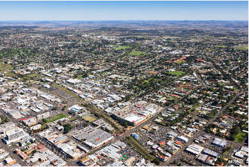 Aerial Photo Newtown QLD Aerial Photography