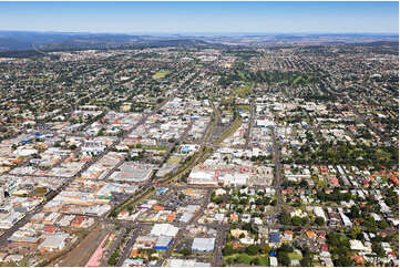 Aerial Photo Newtown QLD Aerial Photography