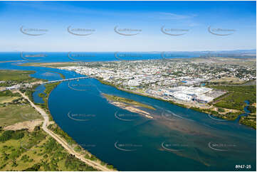 Aerial Photo Mackay CBD QLD Aerial Photography