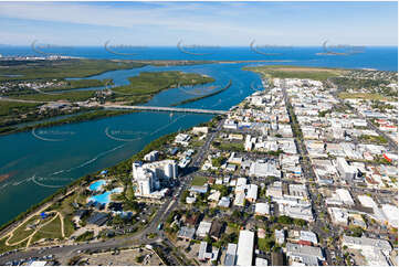 Aerial Photo Mackay CBD QLD Aerial Photography