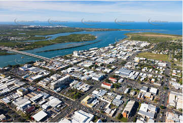 Aerial Photo Mackay CBD QLD Aerial Photography