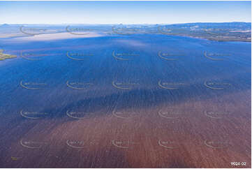 Wind Blown Water on Lake Cootharaba Aerial Photography