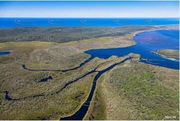 Channels through the Noosa River Everglades Aerial Photography