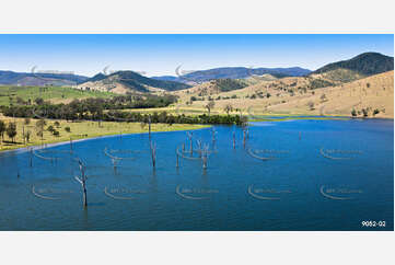 Dead Gum Trees Standing In Water Aerial Photography