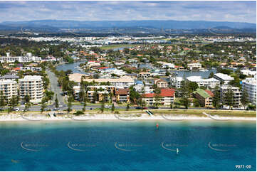 Aerial Photo Biggera Waters QLD Aerial Photography