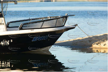 Recreational Fishing Boat QLD Aerial Photography