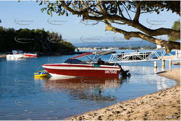 Recreational Fishing Boat QLD Aerial Photography