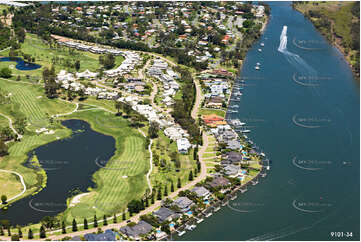 Aerial Photo Sanctuary Cove QLD Aerial Photography