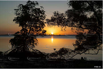 Mangrove Sunset Fraser Island Aerial Photography