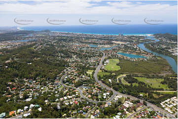 Aerial Photo Currumbin Waters QLD Aerial Photography