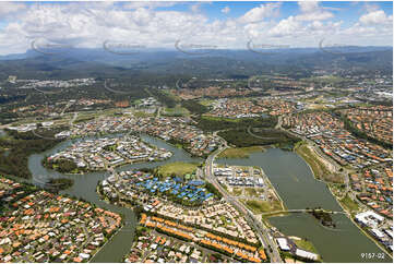 Aerial Photo Varsity Lakes QLD Aerial Photography