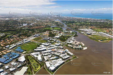 Aerial Photo Varsity Lakes QLD Aerial Photography