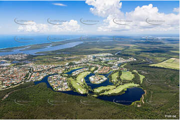 Aerial Photo Pelican Waters QLD Aerial Photography