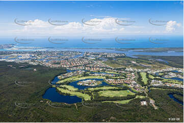 Aerial Photo Pelican Waters QLD Aerial Photography