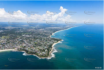 Aerial Photo Shelly Beach QLD Aerial Photography