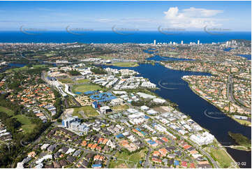 Aerial Photo Varsity Lakes QLD Aerial Photography
