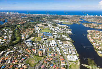 Aerial Photo Varsity Lakes QLD Aerial Photography