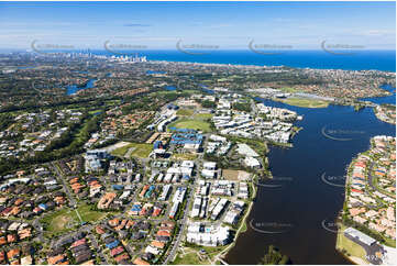 Aerial Photo Varsity Lakes QLD Aerial Photography