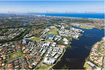 Aerial Photo Varsity Lakes QLD Aerial Photography