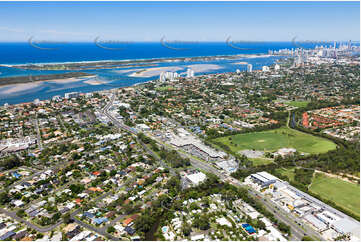 Aerial Photo Biggera Waters QLD Aerial Photography