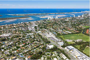 Aerial Photo Biggera Waters QLD Aerial Photography