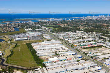 Aerial Photo Biggera Waters QLD Aerial Photography