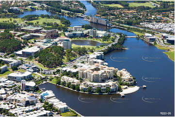 Aerial Photo Varsity Lakes QLD Aerial Photography