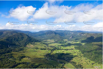 Aerial Photo Numinbah Valley QLD Aerial Photography