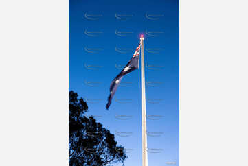 Australian Flag Toowoomba Aerial Photography