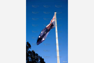 Australian Flag Toowoomba Aerial Photography